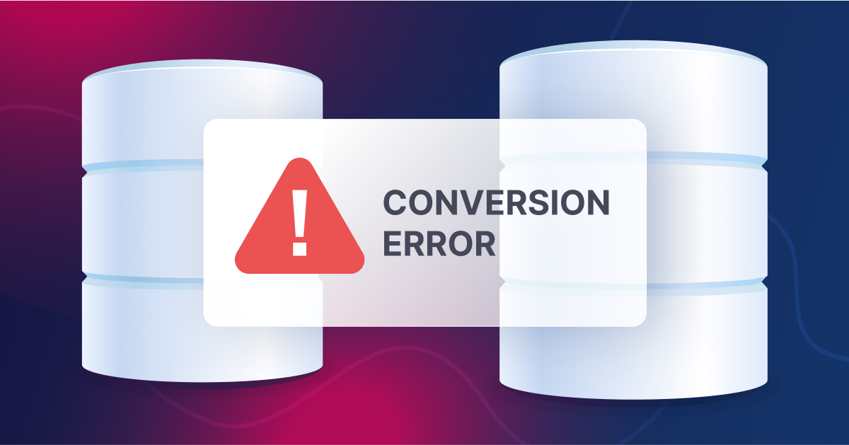 typical conversion error